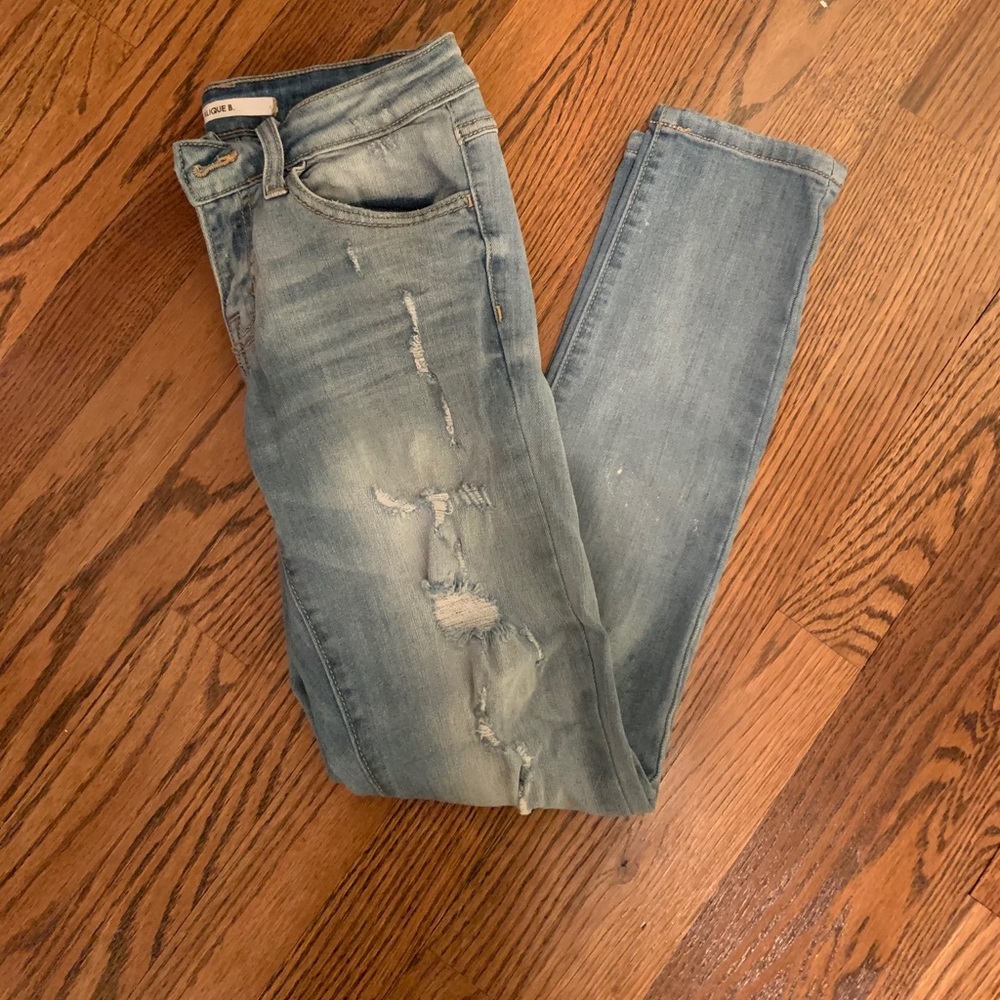 Lightwash Blue Skinny Jeans